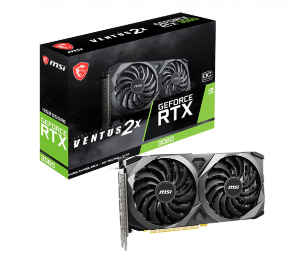 MSI GeForce RTX 3060 VENTUS 2X OC 12GB GDDR6